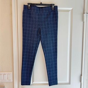 Women’s  Blue Checkered Pants